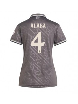 Real Madrid David Alaba #4 Zenski Rezervni Dres 2024-25 Kratak Rukavima